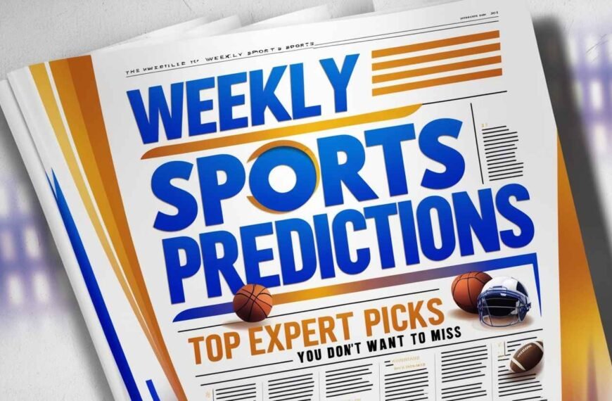 an image of Weekly Sports Predictions: Top Expert Picks You Don’t Want to Miss