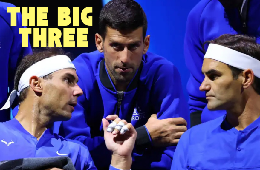 an image of The Big Three: Federer, Nadal, and Djokovic – A Legendary Rivalry