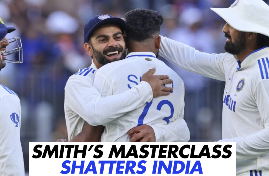 an image of Smith’s Masterclass Shatters India: Australia Takes Control