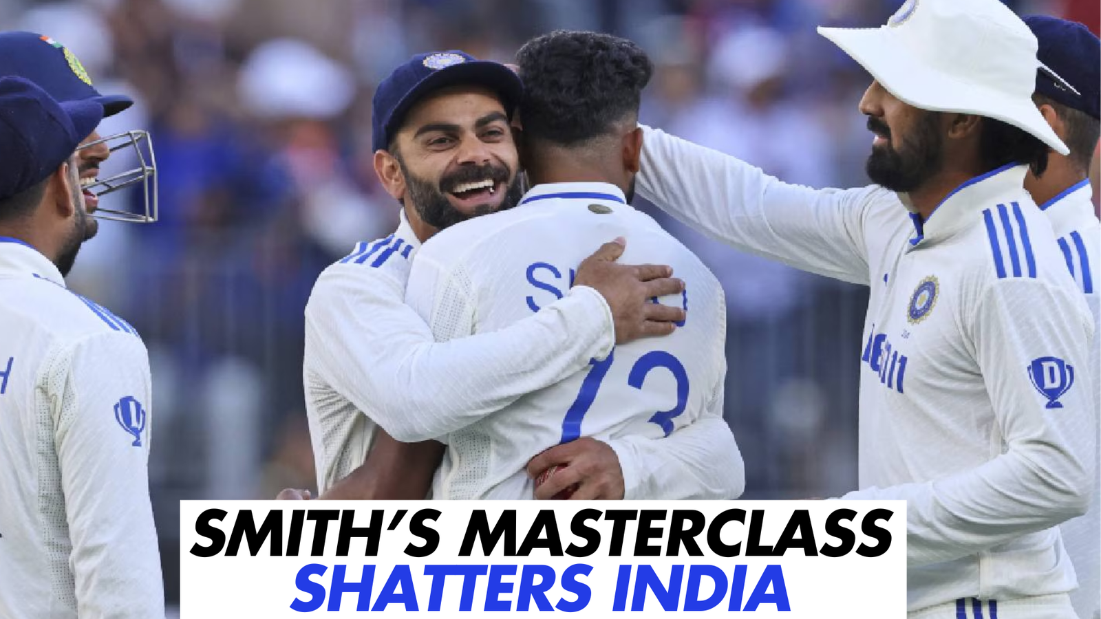 an image of Smith’s Masterclass Shatters India: Australia Takes Control